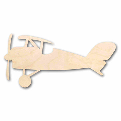 Unfinished Wood Toy Plane Silhouette - Craft- up to 46" DIY