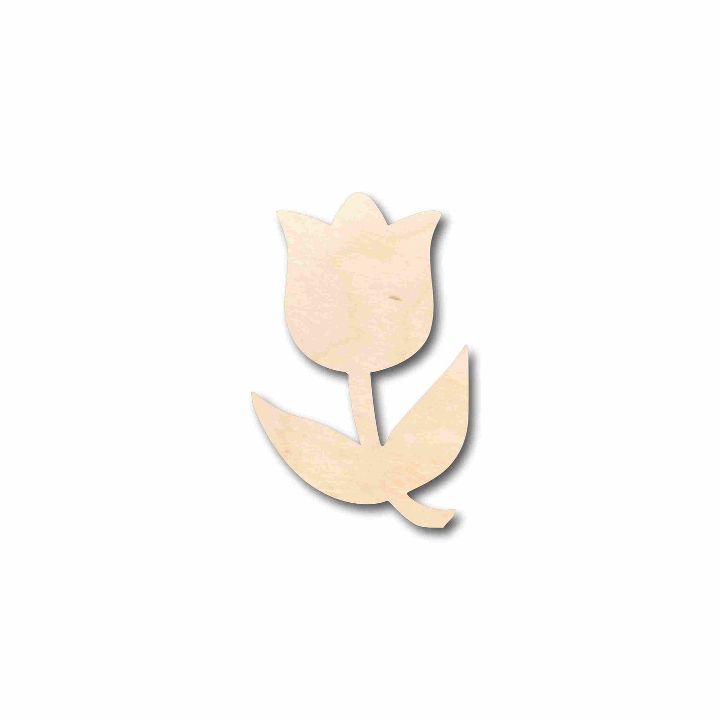 Unfinished Wood Tulip Flower Silhouette - Craft- up to 46" DIY