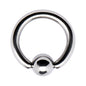 12G STEEL BCR Captive Ring 3/8 5mm