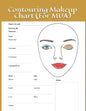 Contouring Makeup Chart: Paper Chart for Makeup Artist - Paperback