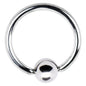 14G 1/2 5mm Stainless Steel BCR Captive Ring