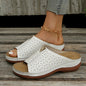 V Letter Slippers Women Wedges Sandals Summer Roman Shoes