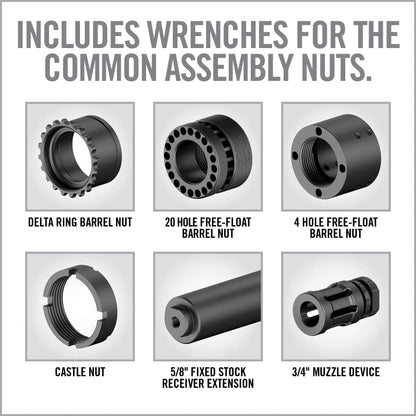 Master-Fit A2/AR15 Crowfoot Wrench Set