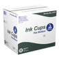 Dynarex Ink Cups - Flat bottom, 14 mm, Medium 1000ea/bag, 10bags/case (10000 Count)