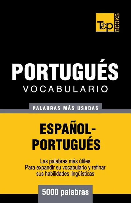 Vocabulario español-portugués - 5000 palabras más usadas - Paperback