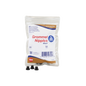 Dynarex Grommet Nipples, Black, 100ea/bag, 25bags/case (2,500 Count)