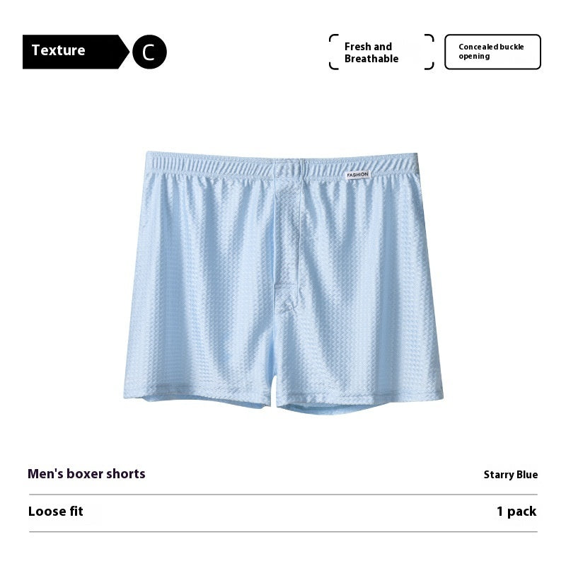 Ice Silk Arrow Pants Nylon Ice Silk Men's Boxers