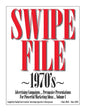 SWIPE FILE 1970's Advertising Campaigns ...: Persuasive Presentations For Powerful Marketing Ideas ... Volume I - Paperback