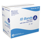 Dynarex ID Bands, Clear Band w/ Color Card Insert - 50ea/bx, 5bxs/cs (250 Count)