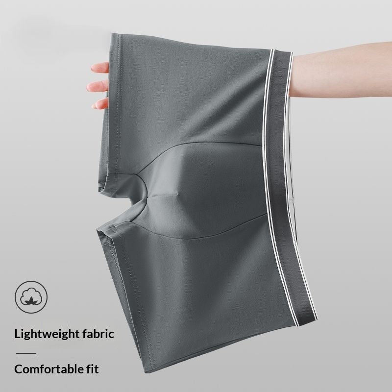 Mens Cotton Boxer Briefs, Simple And Elegant, With Graphene Antibacterial Properties