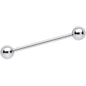 14G STEEL BARBELL Ring 1 inch 6mm
