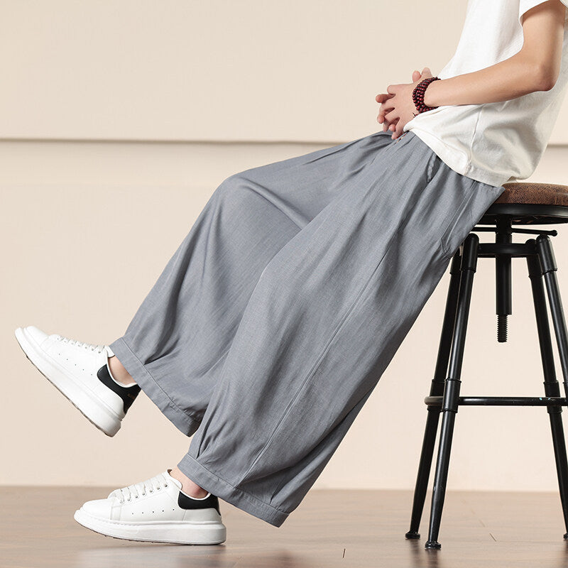 Casual Men's Retro Loose Plus Size Harem Pants