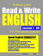 Preston Lee's Read & Write English Lesson 1 - 60 For Portuguese Speakers - Paperback
