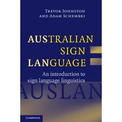 Australian Sign Language (Auslan) - Paperback
