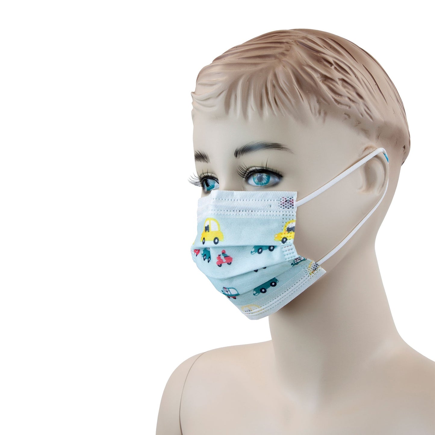 Dynarex Child Face Mask - 50ea/bx, 12bxs/cs (600 Count)