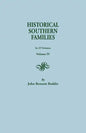 Historical Southern Families. in 23 Volumes. Volume IV - Paperback