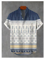 Hawaiian-style Fashionable And Breathable Mens Shirt