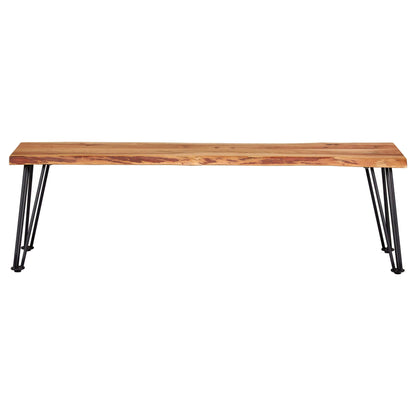 Sherman Wood Dining Bench Natural Acacia