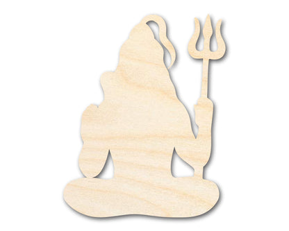 Unfinished Wood Shiva Shape - Craft - up to 46"