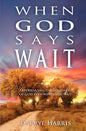 When God Says Wait: Experiencing the Goodness of God Even While You Wait - Paperback