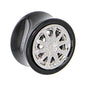 20mm Black Acrylic WHEEL FRAME Saddle Plug