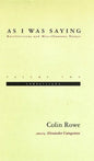 As I Was Saying, Volume 2: Cornelliana - Paperback