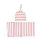 Newborn Pattern Wrapped Cap 2 Piece Set