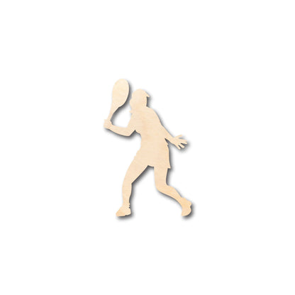 Unfinished Wood Girl Tennis Shape - Craft - up to 46" DIY