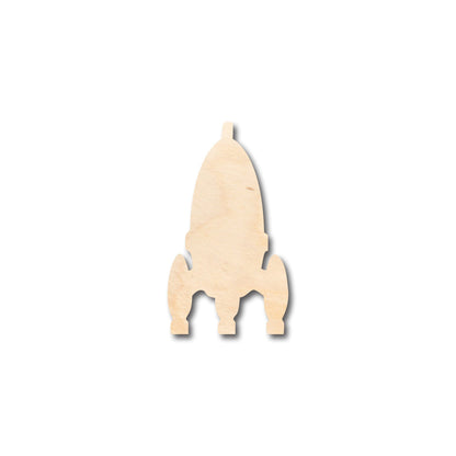 Unfinished Wood Rocket Shape - Craft - up to 46" DIY