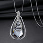 Crystal tassel necklace clothing accessories