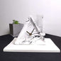 Concrete table clock