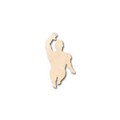 Unfinished Wood Swimming Shape - Craft - up to 46" DIY