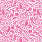 Bubblegum Roux Birds and Branches Cotton 44/45 Fabric Per Yard