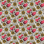 Joined Hearts Love Ink 3385 Cotton 44/45 Fabric Per Yard