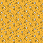 Yellow Heart Blossoms Love Ink 3384 Cotton 44/45 Fabric Per Yard
