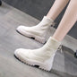 Fashion Martin Boots Women Mid Tube
