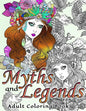 Myths and Legends Adult Coloring Book - Paperback