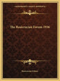 The Rosicrucian Forum 1936 - Paperback