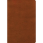 CSB Giant Print Single-Column Bible, Burnt Sienna Leathertouch - Imitation Leather