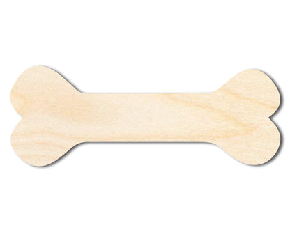 Unfinished Wood Dog Chew Bone Silhouette | DIY Dog Craft Cutout | up to 46" DIY