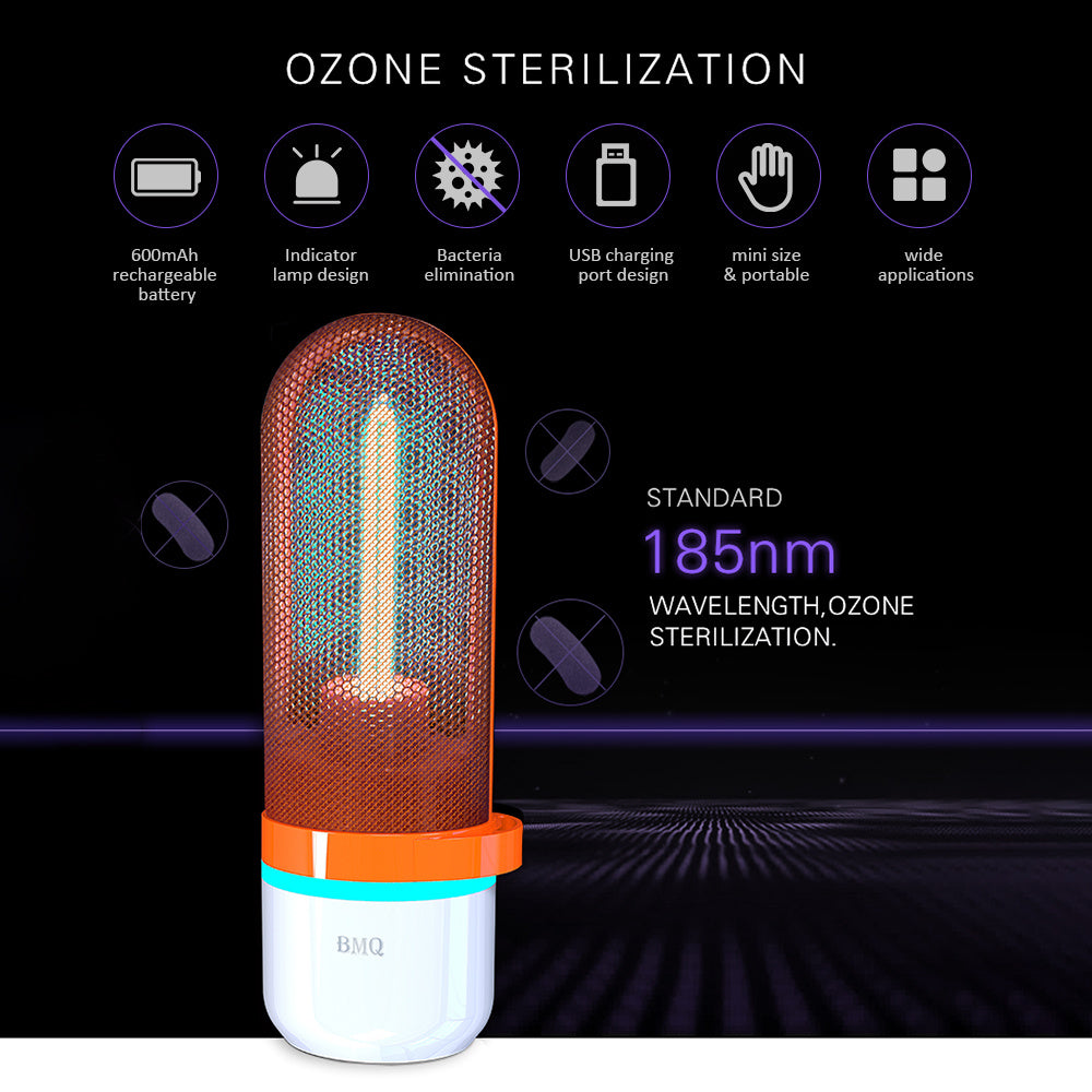 USB rechargeable UV germicidal lamp