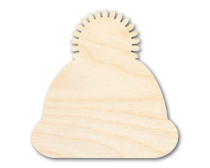 Unfinished Wood Winter Hat Silhouette | DIY Winter Craft Cutout | up to 46" DIY