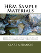 HRM Sample Materials: Cases, Problems & Designs on Human Resource Management (HRM) Topics - Paperback