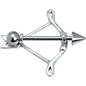 Sterling Silver Bow and Arrow Nipple Shield