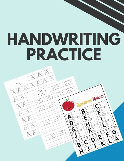Handwriting Practice: Tracing Letters and Numbers. Print Handwriting. Handwriting Practice for Adults. - Paperback