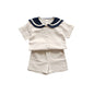 New Korean Style Short Sleeve Two-piece Suit
