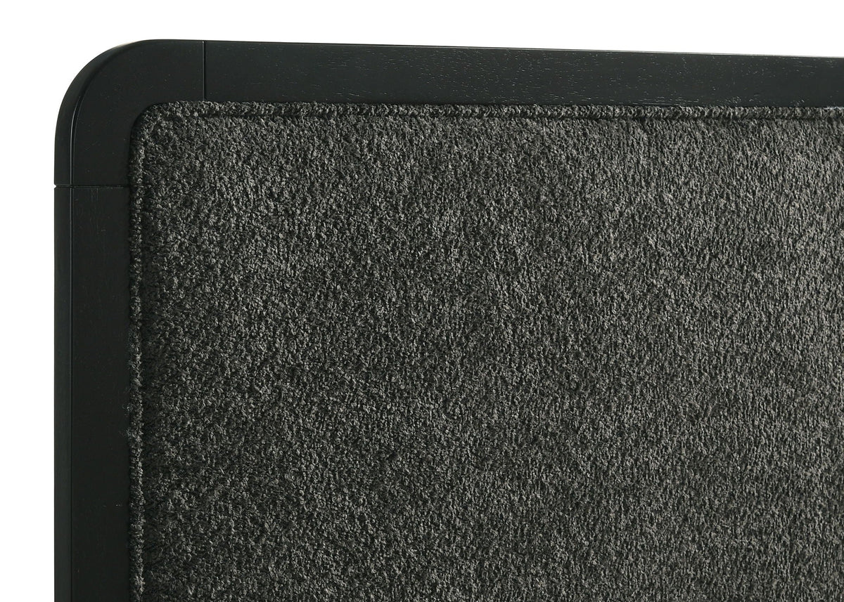 Cavelle 51-inch Upholstered Full Panel Bed Black