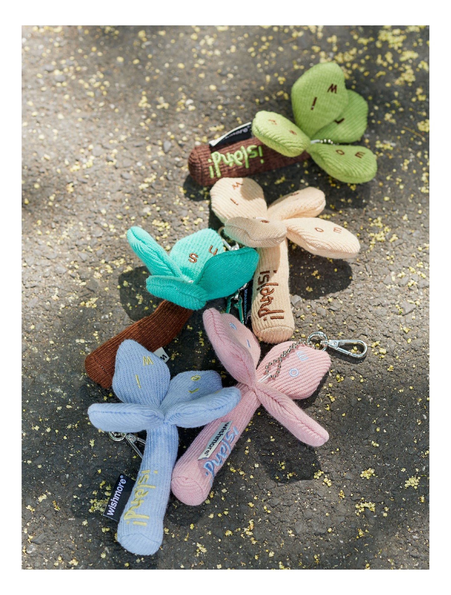 Cute Coconut Tree Pendant Key Chain Summer Bag Pendant Pendant Doll Qixi Gift