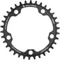 Wolf Tooth 110 BCD Cyclocross Road Chainring - 34t 110 BCD 5-Bolt Drop-Stop B  BLK
