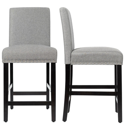 25 Inch Kitchen Chairs w/ Rubber Wood Legs